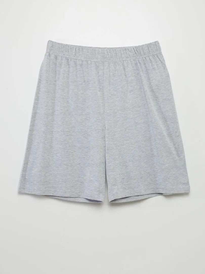 CONJUNTO DE PIJAMA CON CAMISETA + SHORT 'MINIONS'  2 PIEZAS  AZUL