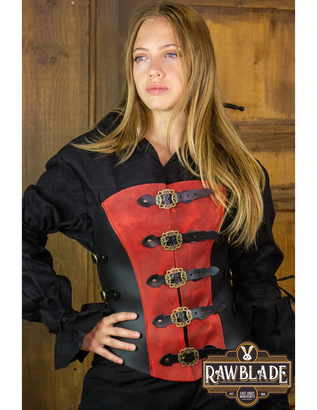 CORPIñO MEDIEVAL GRACE  ROJO/NEGRO