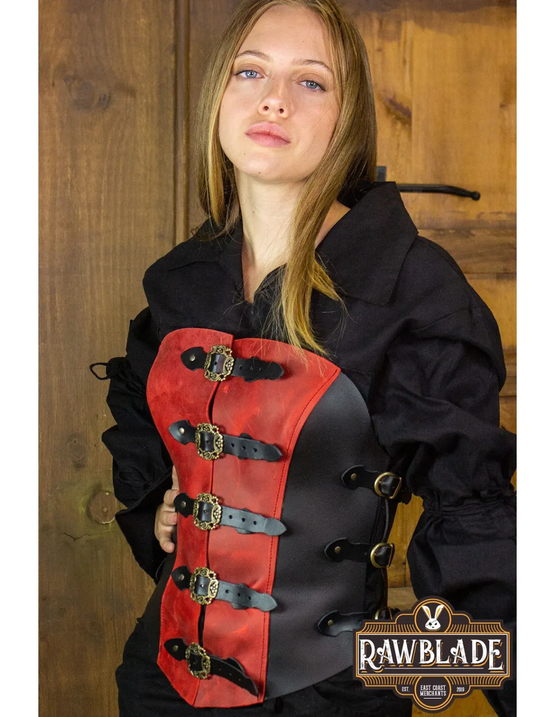 CORPIñO MEDIEVAL GRACE  ROJO/NEGRO