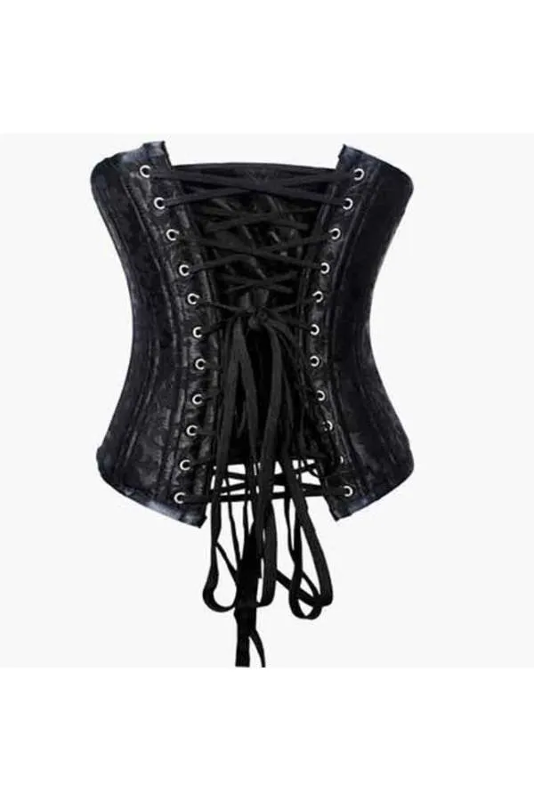 Corset underbust cintura lazada trasera
