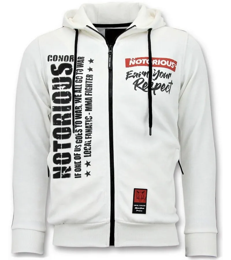 CáRDIGAN PARA HOMBRE CONOR NOTORIOUS  BLANCO