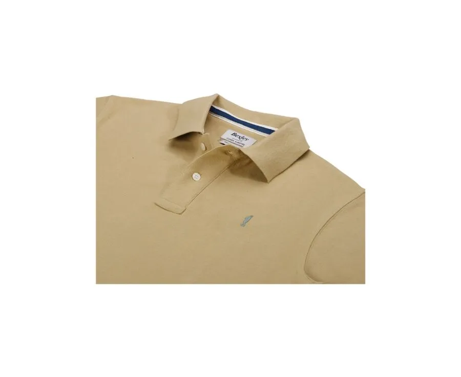 DARK BEIGE MEN'S POLO SHIRT  ANDY II