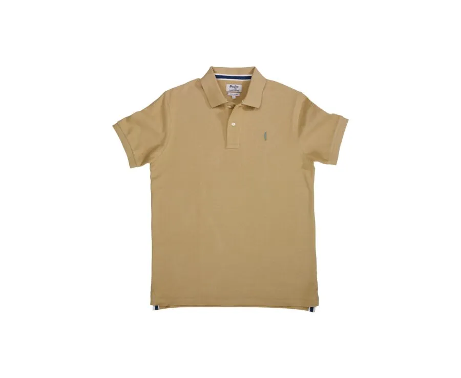 DARK BEIGE MEN'S POLO SHIRT  ANDY II