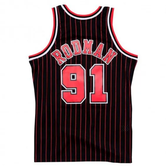 DENNIS RODMAN CHICAGO BULLS 9596 ALTERNATE RETRO SWIGMAN