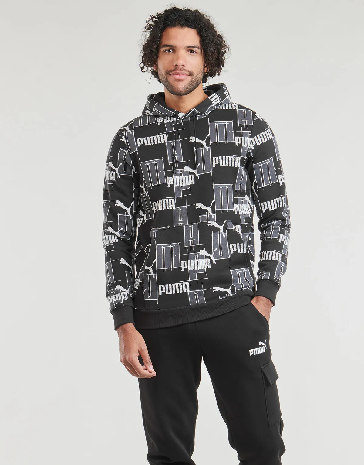 ESS+ LOGO LAB AOP HOODIE FL