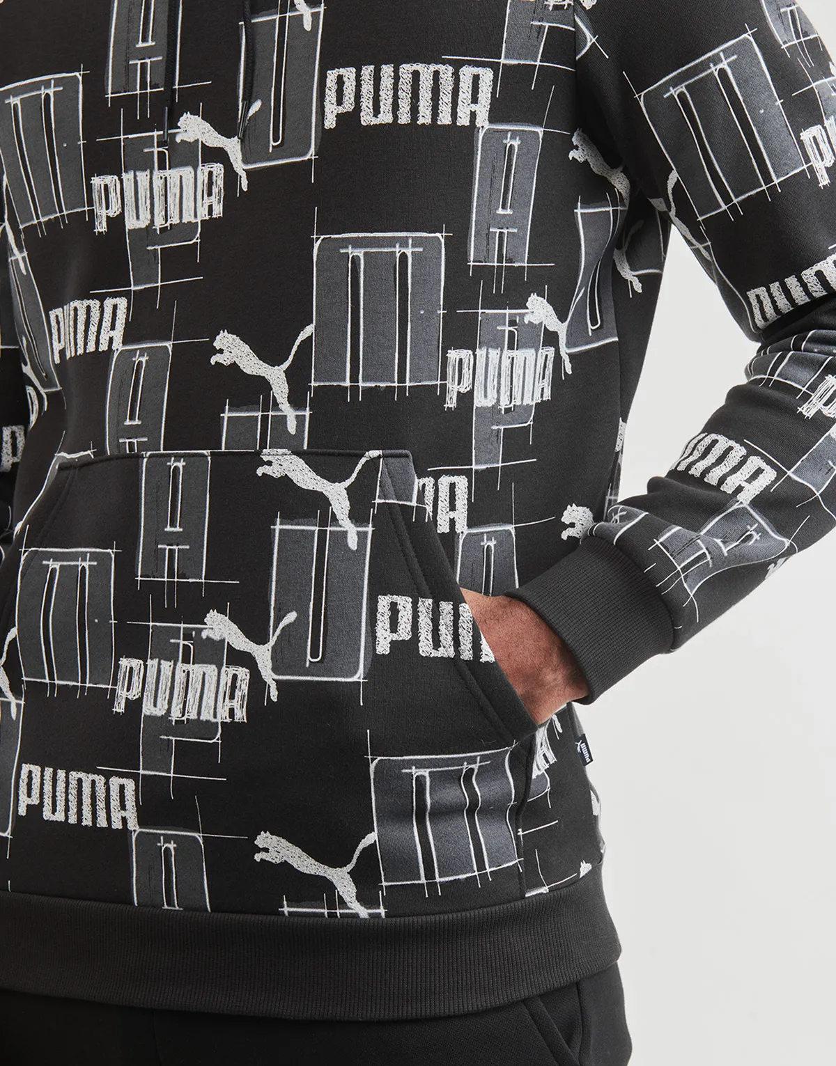 ESS+ LOGO LAB AOP HOODIE FL