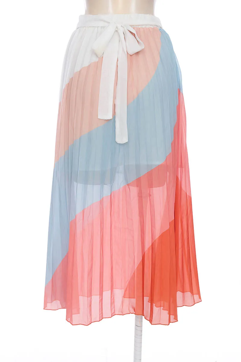 FALDA COLOR ESTAMPADO  CLOSEANDO
