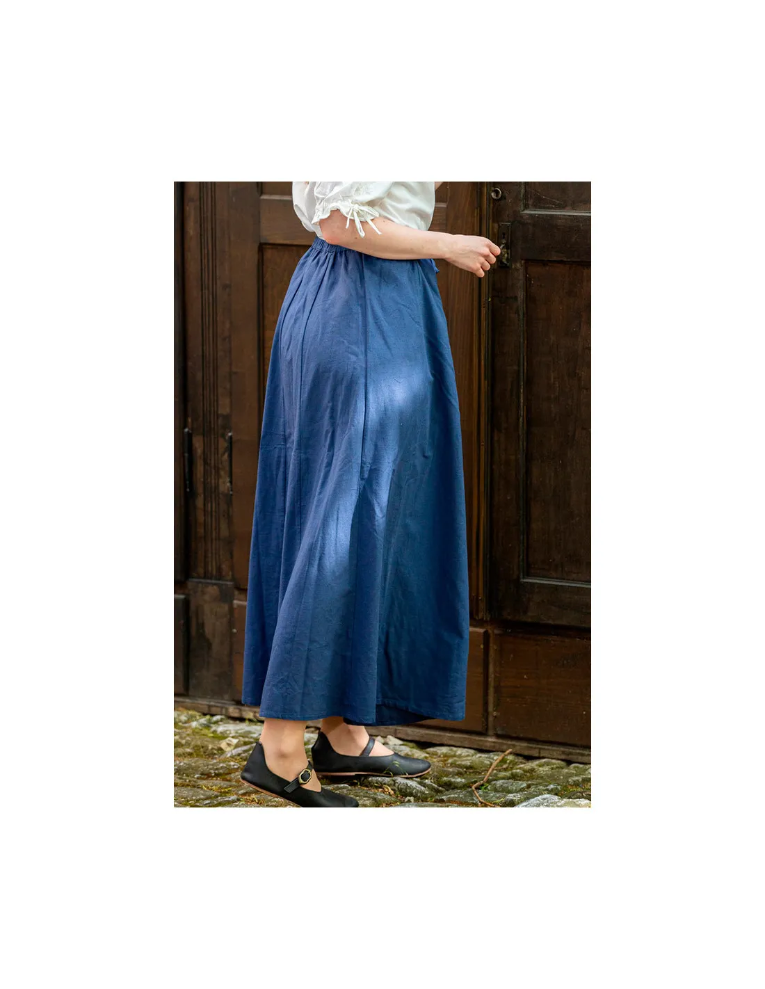 Falda medieval modelo Diana, azul