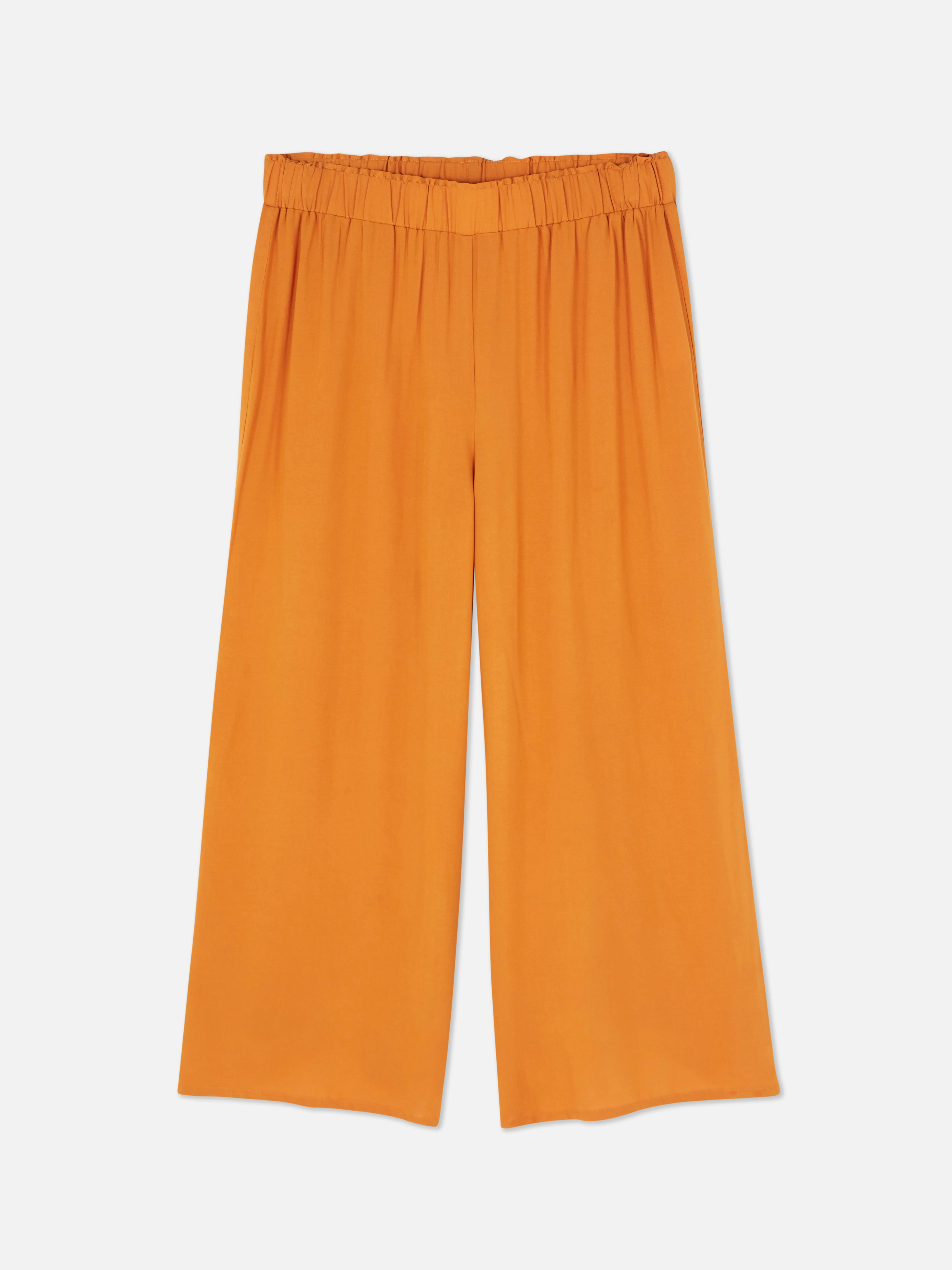 Falda pantalón con cintura elástica