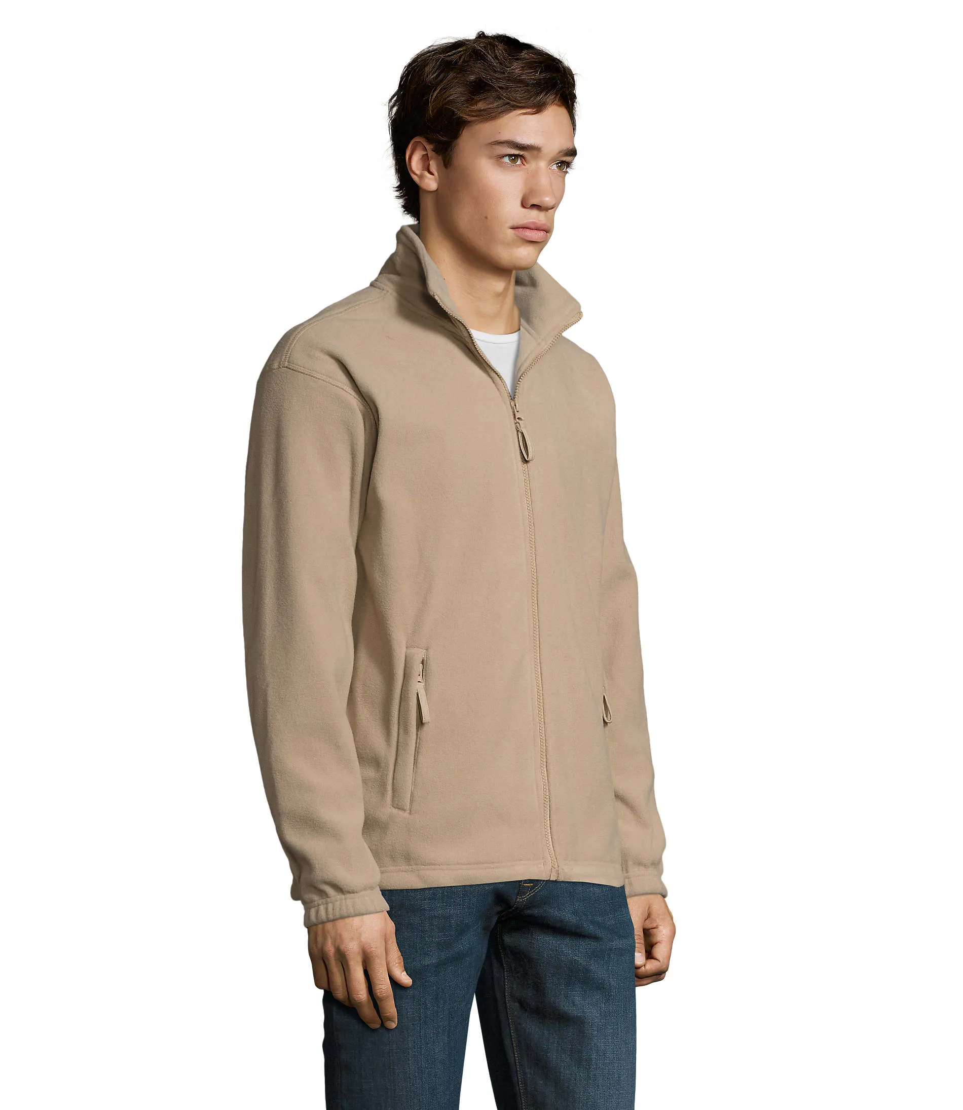 Forro polar North con cremallera hombre
