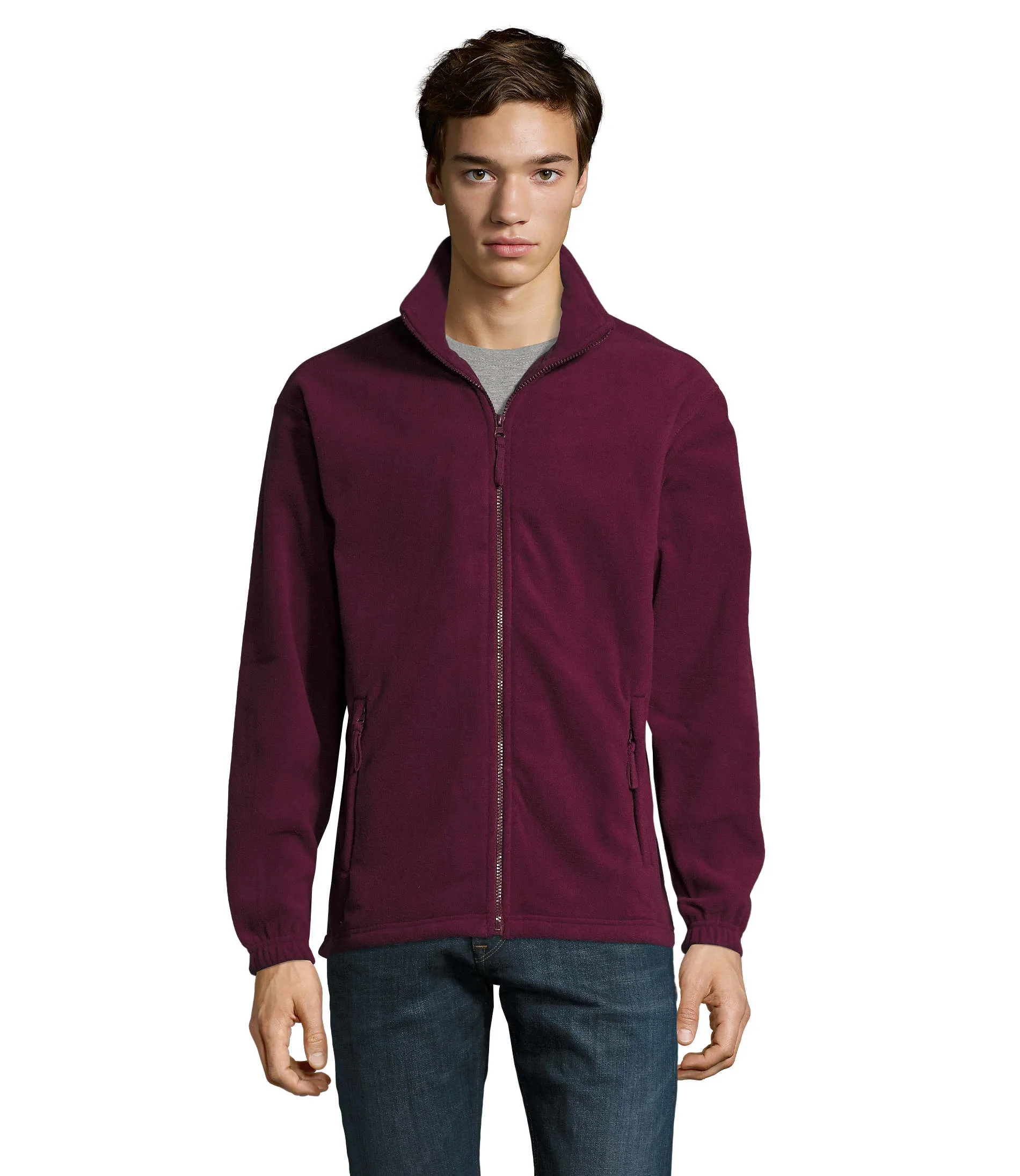 Forro polar North con cremallera hombre