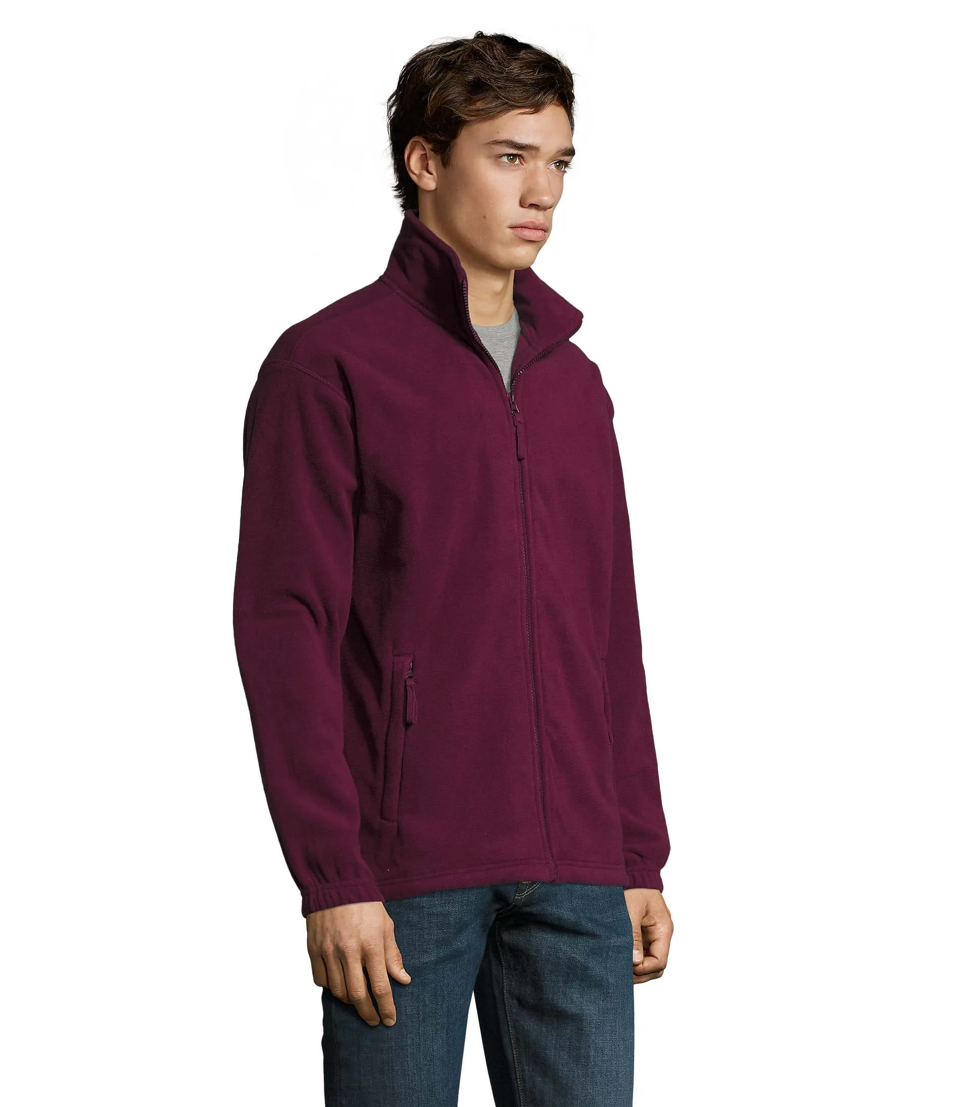 Forro polar North con cremallera hombre