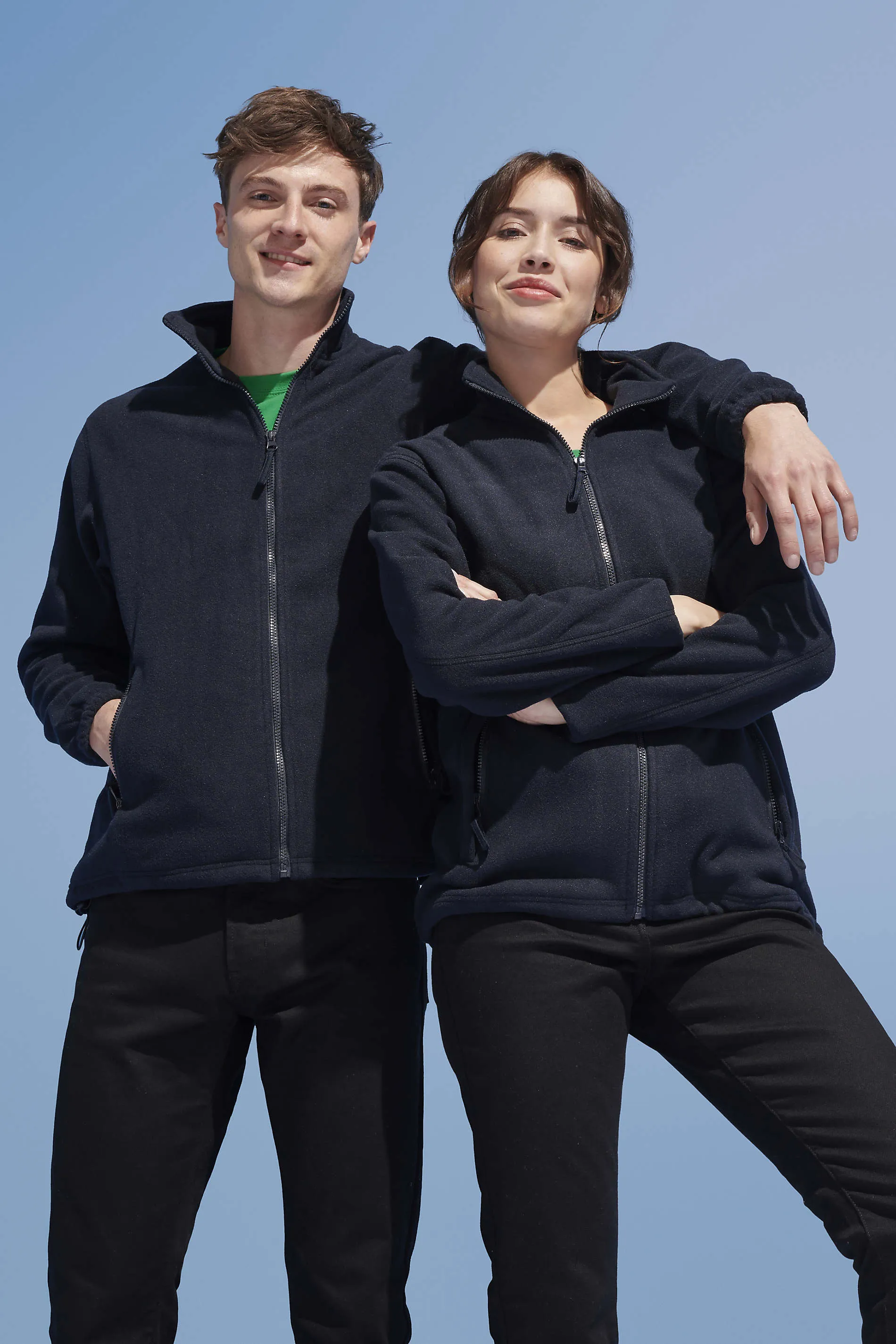 Forro polar North con cremallera hombre