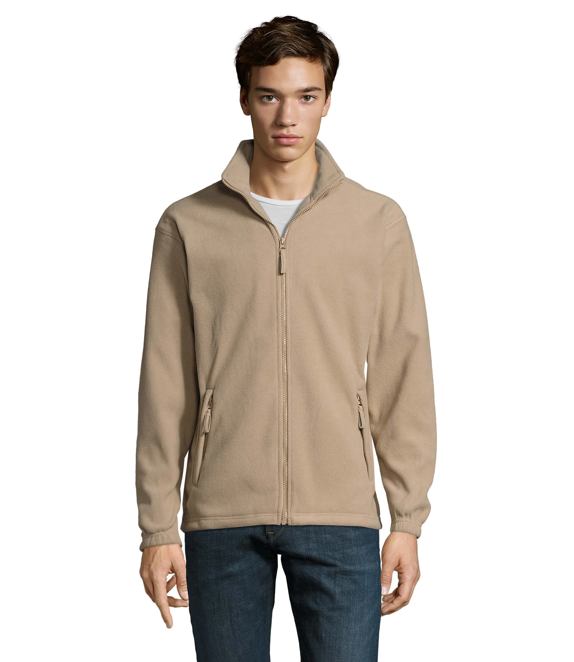 Forro polar North con cremallera hombre