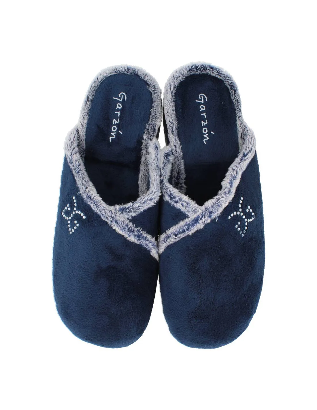 GARZóN  ZAPATILLAS CASA CRUZADO LOGO MARINO