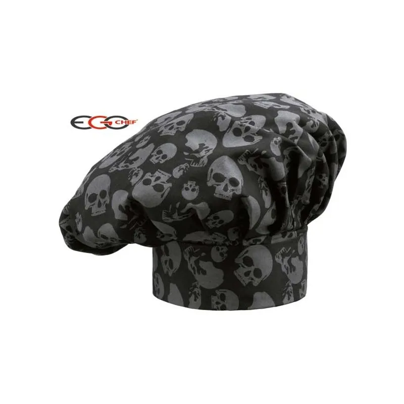 Gorro cocinero calaveras