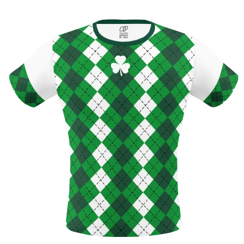 GREEN PLAID  PERFORMANCE SHIRT
