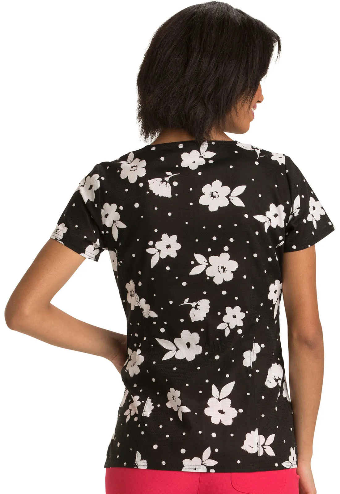 HEARTSOUL PRINTS VNECK TOP IN BELLE FLEURS