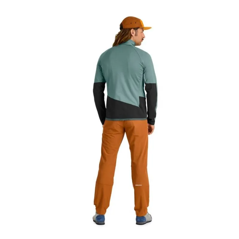 Hombres Ortovox FLEECE RIB JACKET M (arctic grey) chaqueta polar