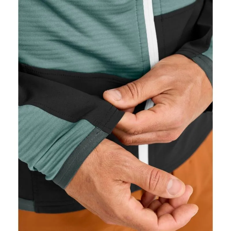 Hombres Ortovox FLEECE RIB JACKET M (arctic grey) chaqueta polar