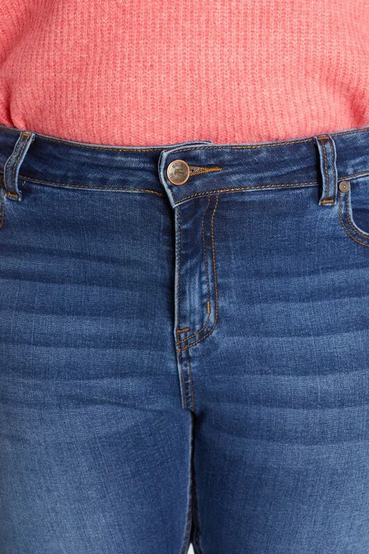JEANS PLUS (TALLAS 1X3X) TALLE ALTO AL TOBILLO ENJEAN