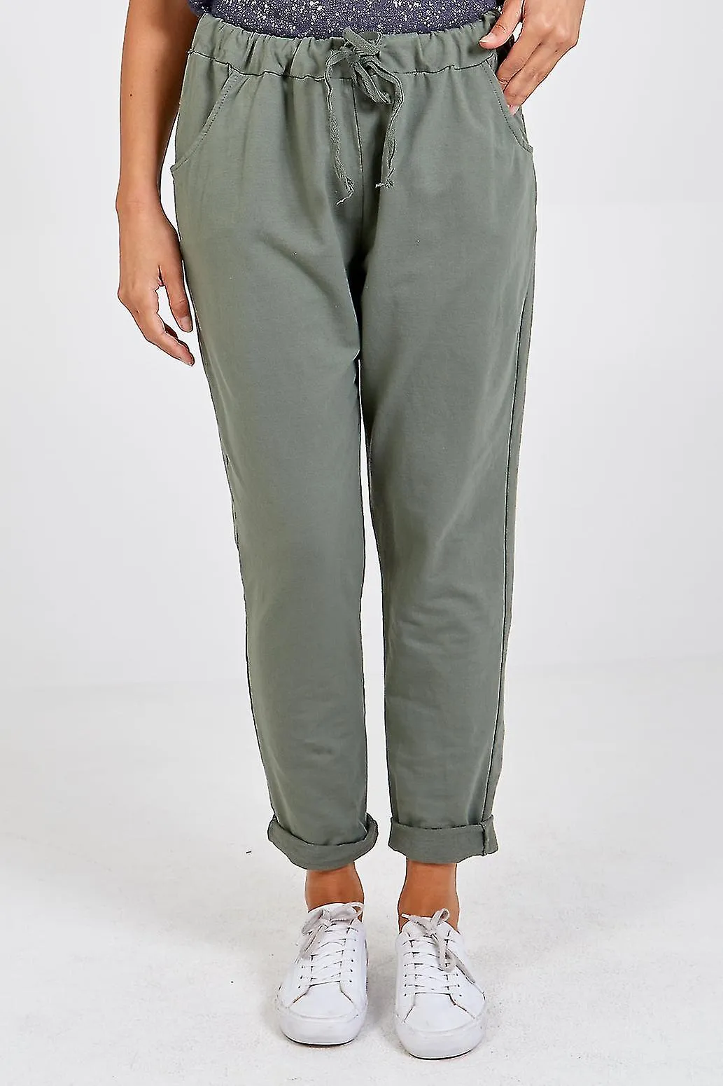 JESSIE  TIE UP SOCKET JOGGERS8429