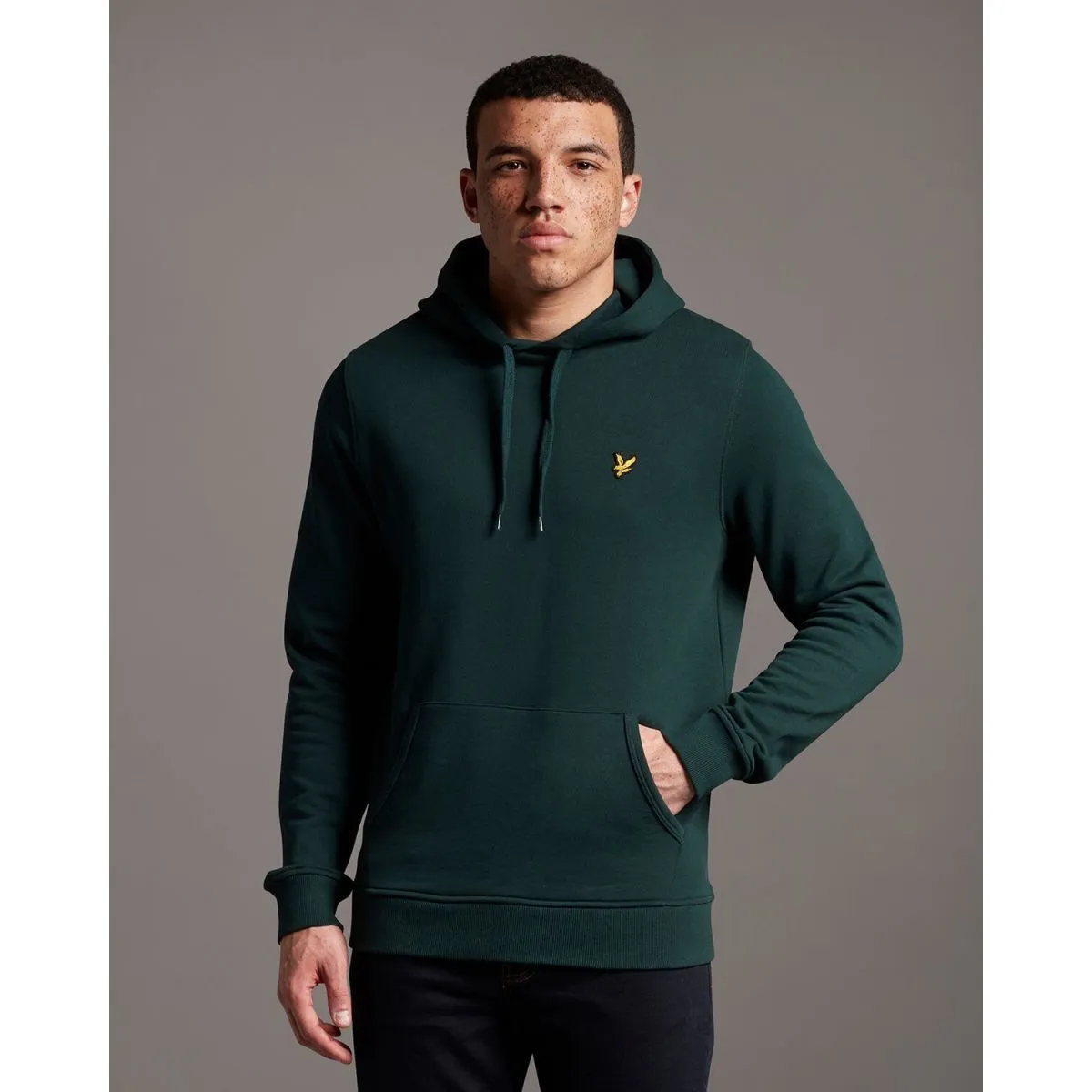 ML416VOG PULLOVER HOODIEW486 DARK GREEN
