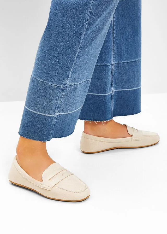 Mocasines Beige