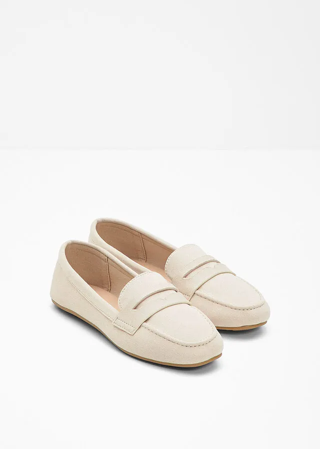 Mocasines Beige