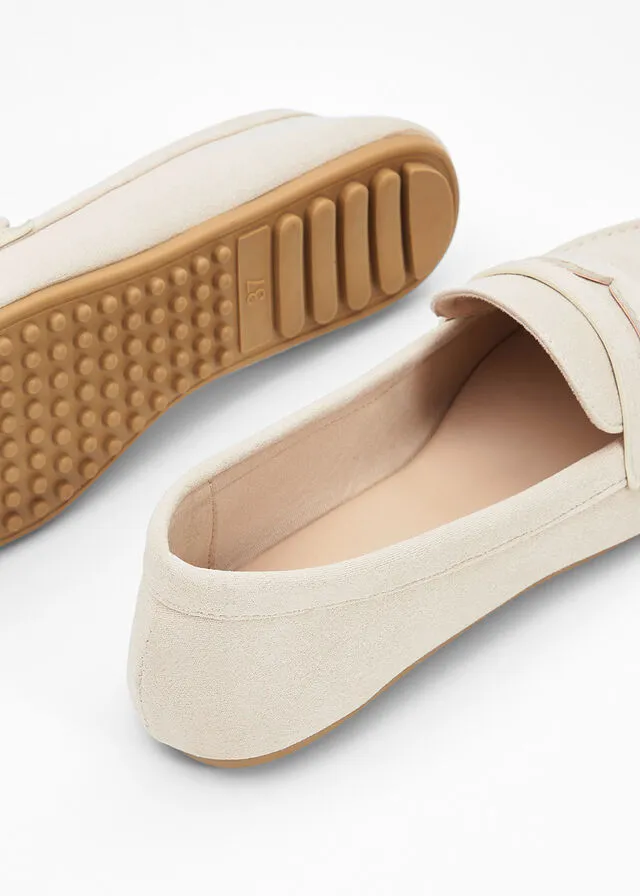 Mocasines Beige
