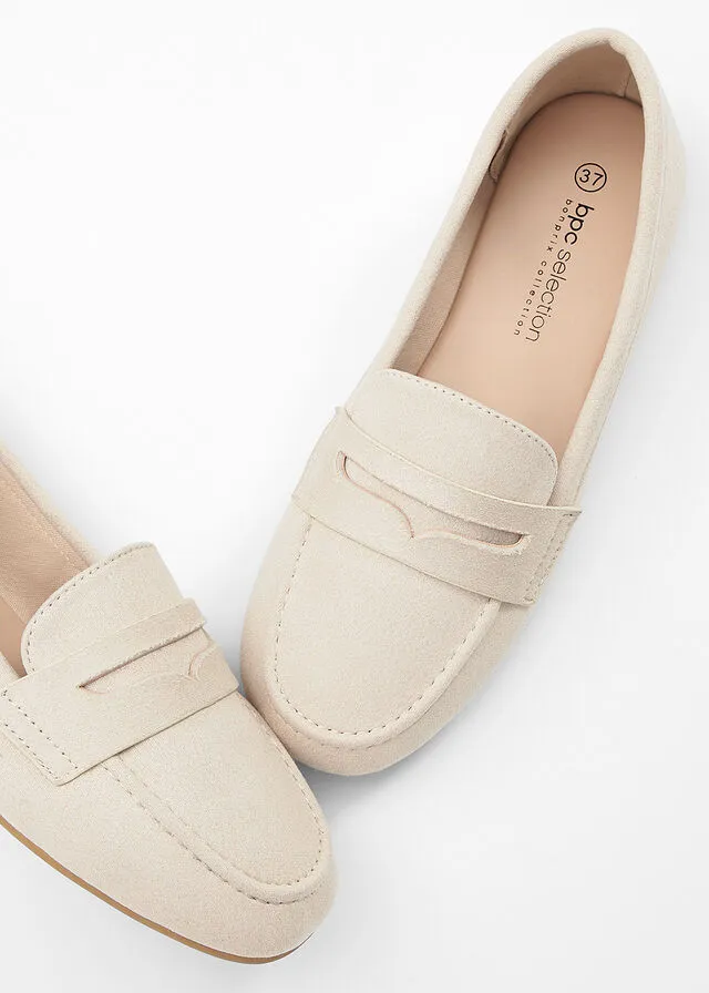 Mocasines Beige