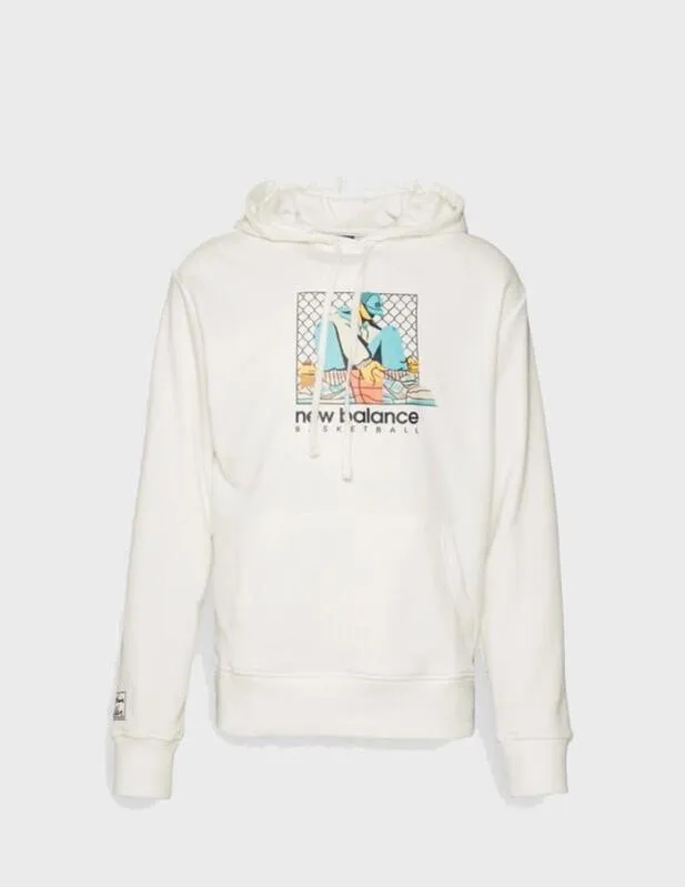 New Balance Nbart Hoodie en Blanco para Hombre