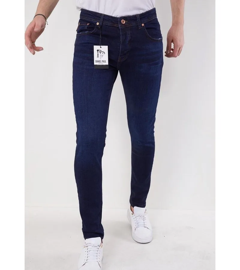 PANTALON JEAN HOMBRE  5306  AZUL OSCURO
