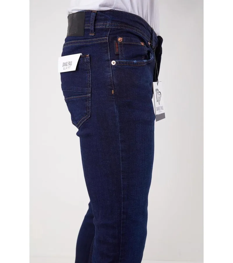PANTALON JEAN HOMBRE  5306  AZUL OSCURO