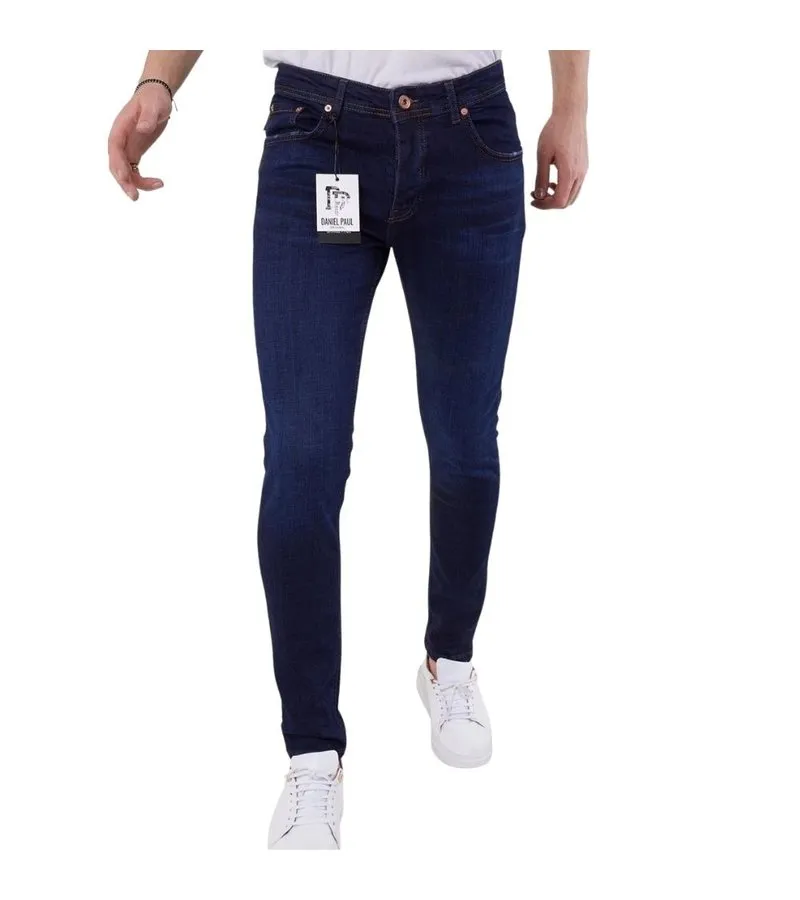PANTALON JEAN HOMBRE  5306  AZUL OSCURO