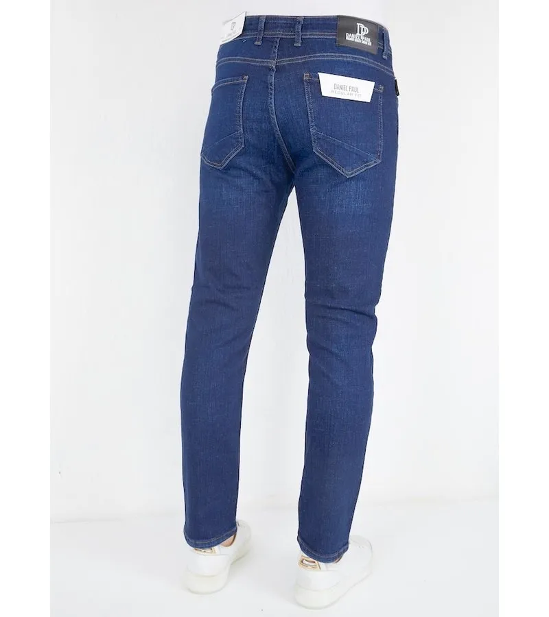 PANTALONES STRETCH HOMBRE  A53.B01  AZUL