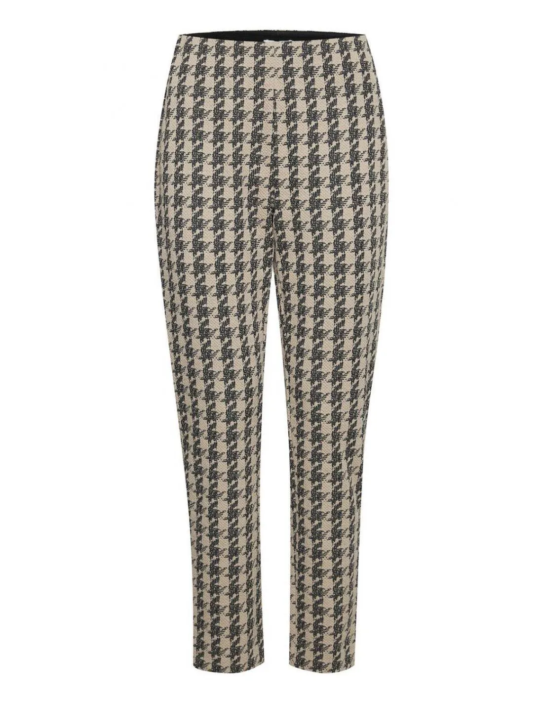 PANTALÓN AJUSTADO PRINT PATA DE GALLO ICHI KATE