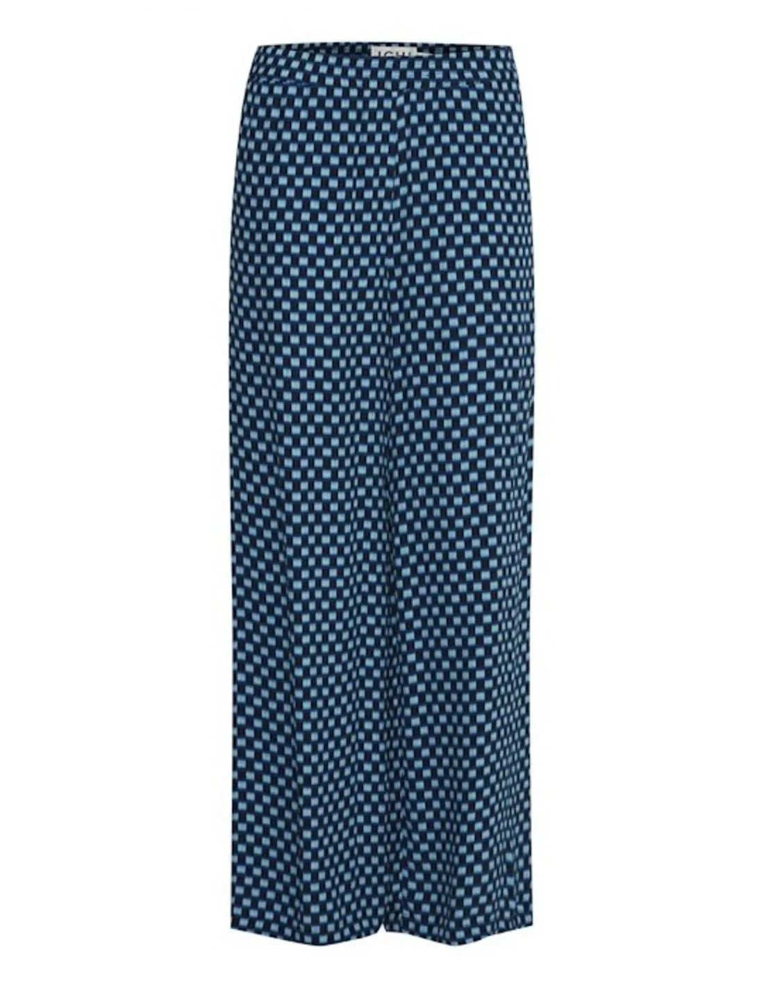 PANTALÓN ANCHO CON ESTAMPADO ICHI ZANNA