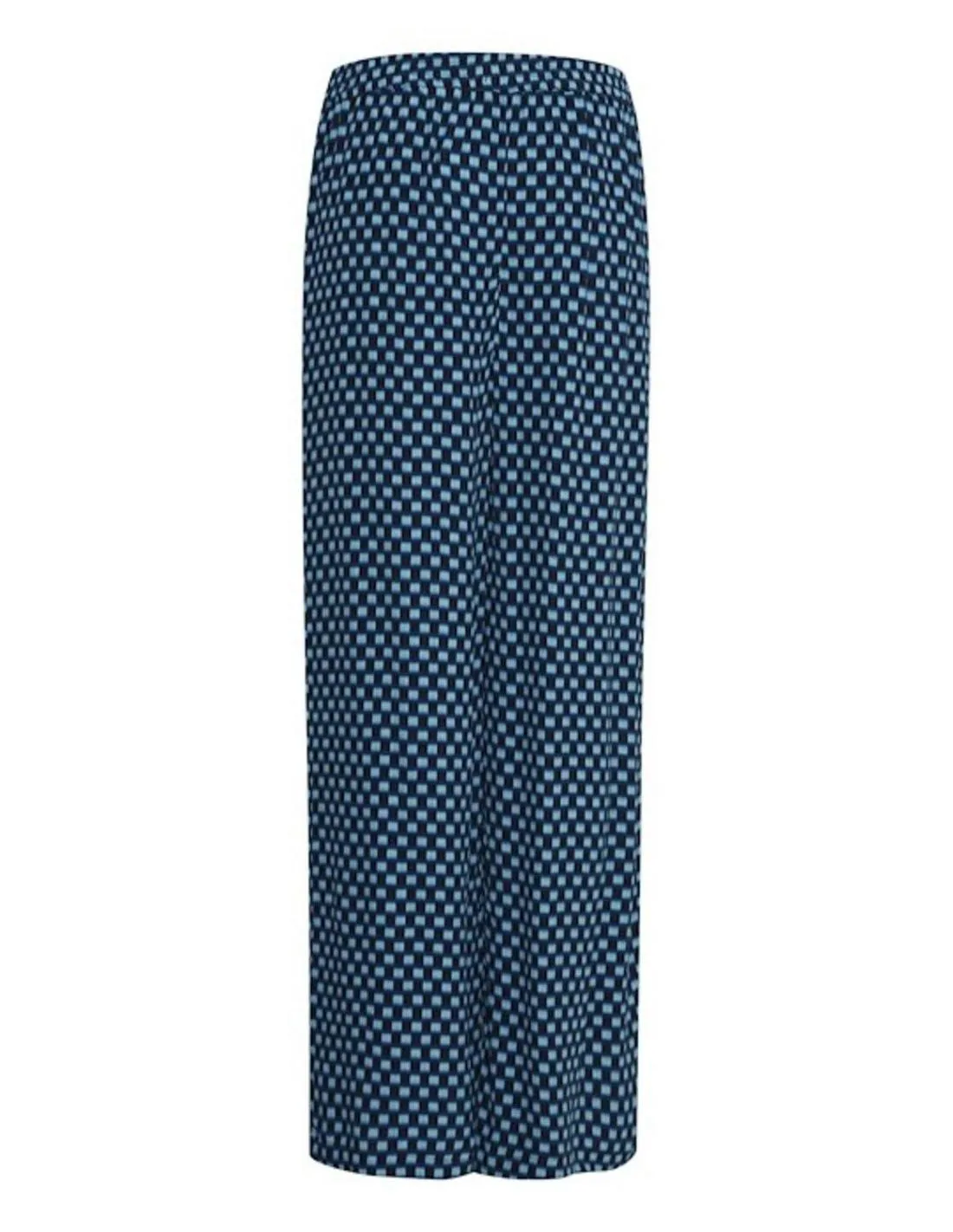 PANTALÓN ANCHO CON ESTAMPADO ICHI ZANNA