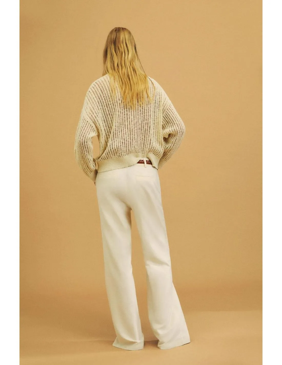 PANTALÓN DE TRAJE ANCHO ESE O ESE HABANA