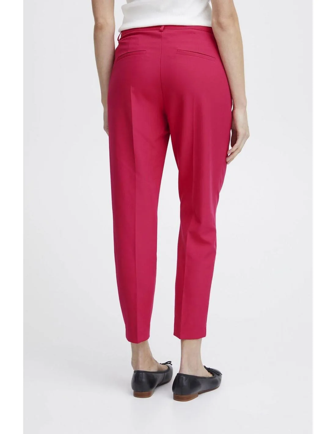 PANTALÓN DE TRAJE FUCSIA ICHI LEXI