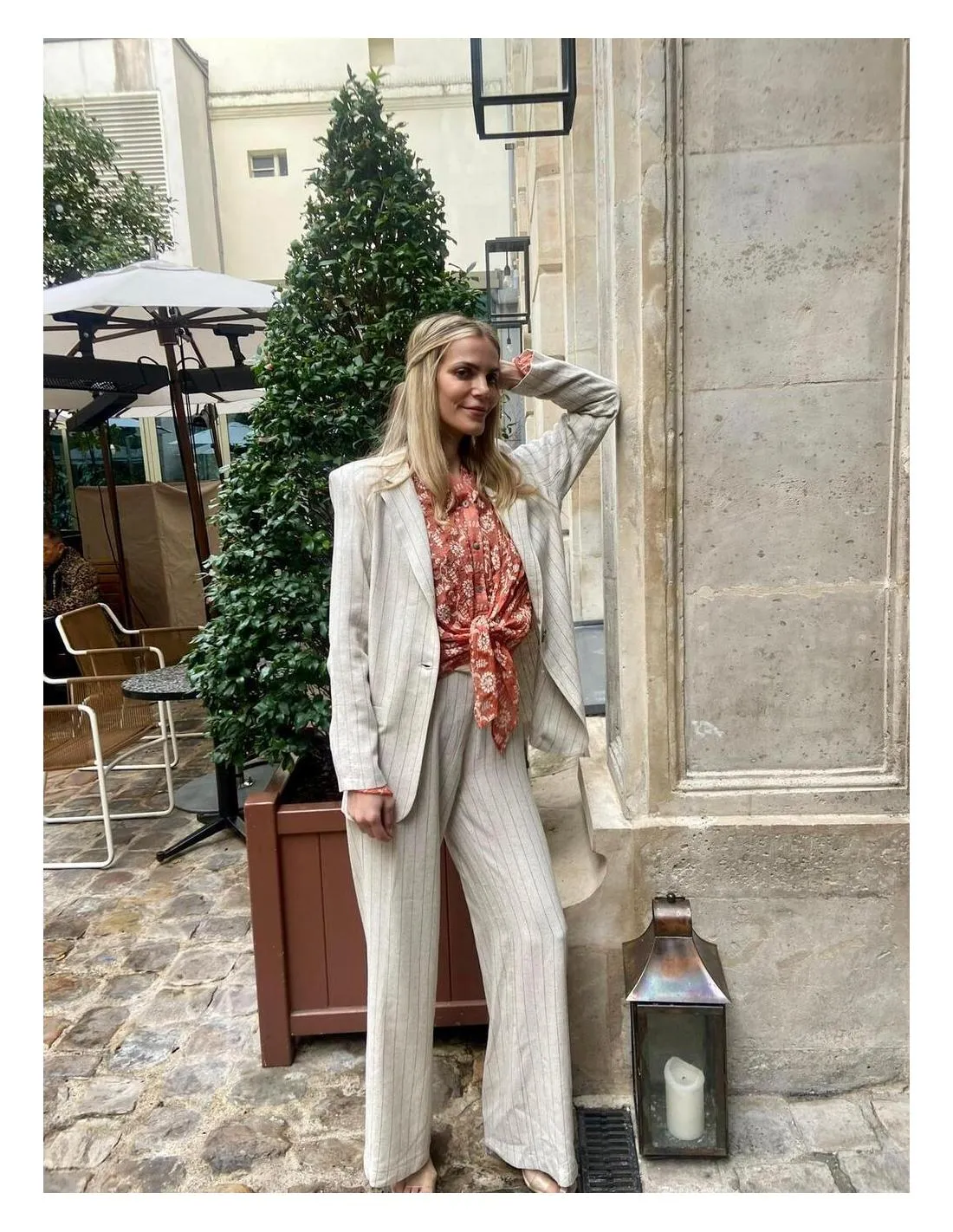 PANTALÓN PRINT A RAYAS SCARLET ROOS MILAN