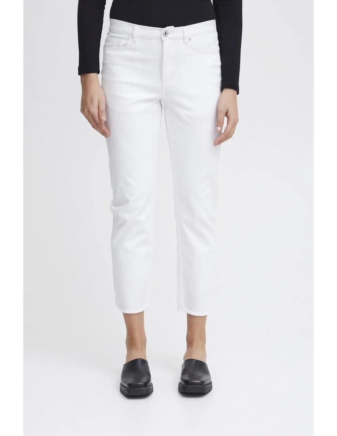 PANTALÓN VAQUERO CROPPED ICHI ZIGGY