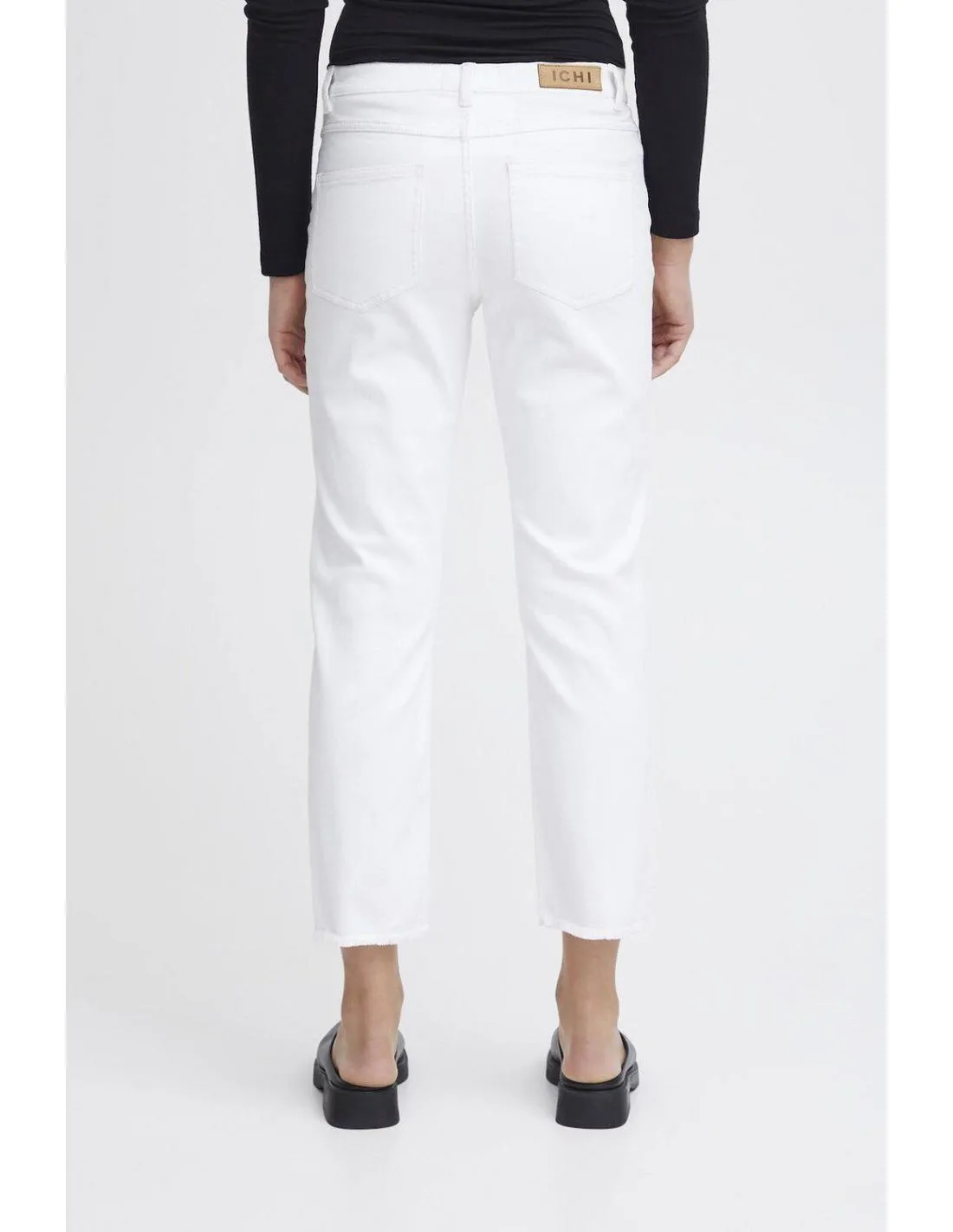 PANTALÓN VAQUERO CROPPED ICHI ZIGGY