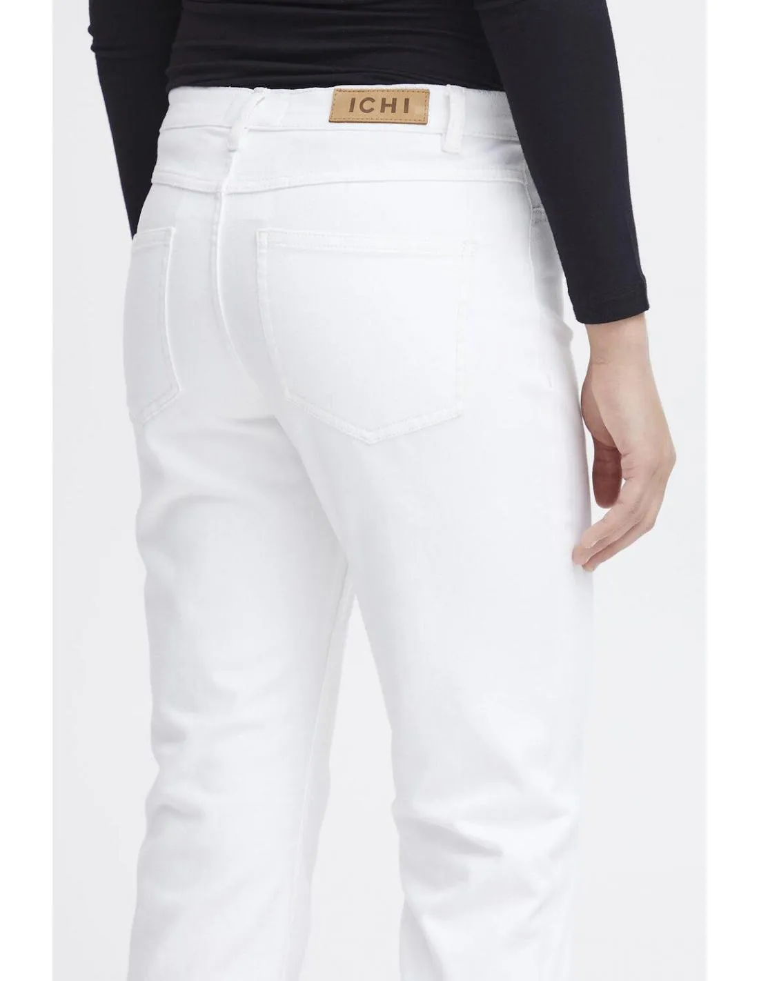 PANTALÓN VAQUERO CROPPED ICHI ZIGGY