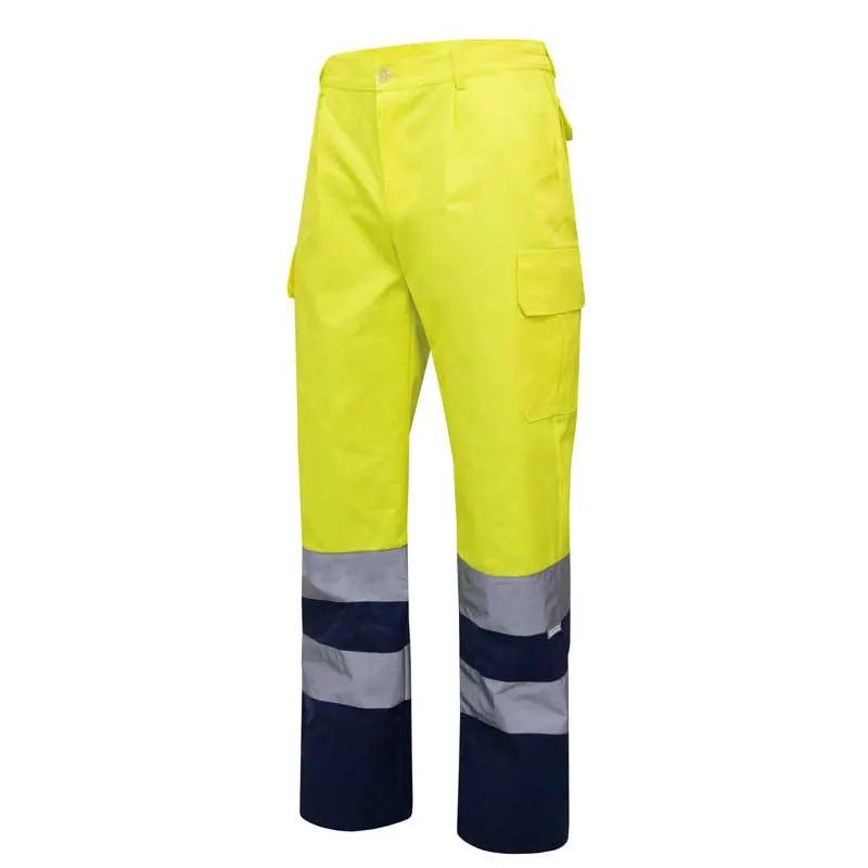 PANTALóN AV AZUL MARINO Y AMARILLO FLúOR  VELILLA 303001