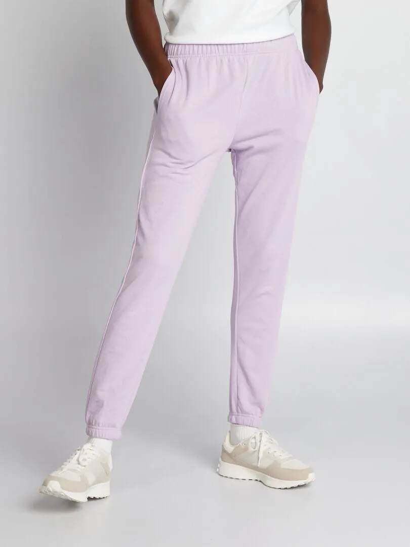 PANTALóN DE JOGGING DE FELPA  PURPURA