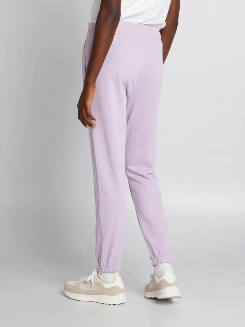 PANTALóN DE JOGGING DE FELPA  PURPURA