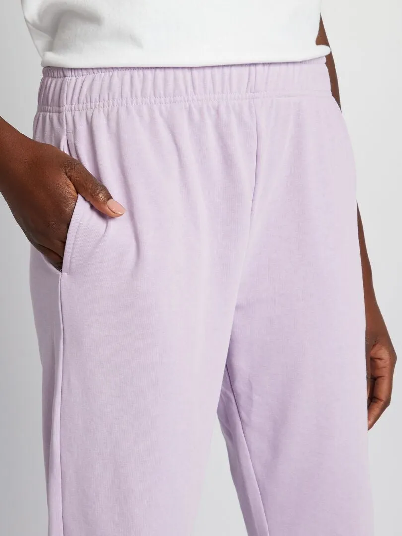 PANTALóN DE JOGGING DE FELPA  PURPURA