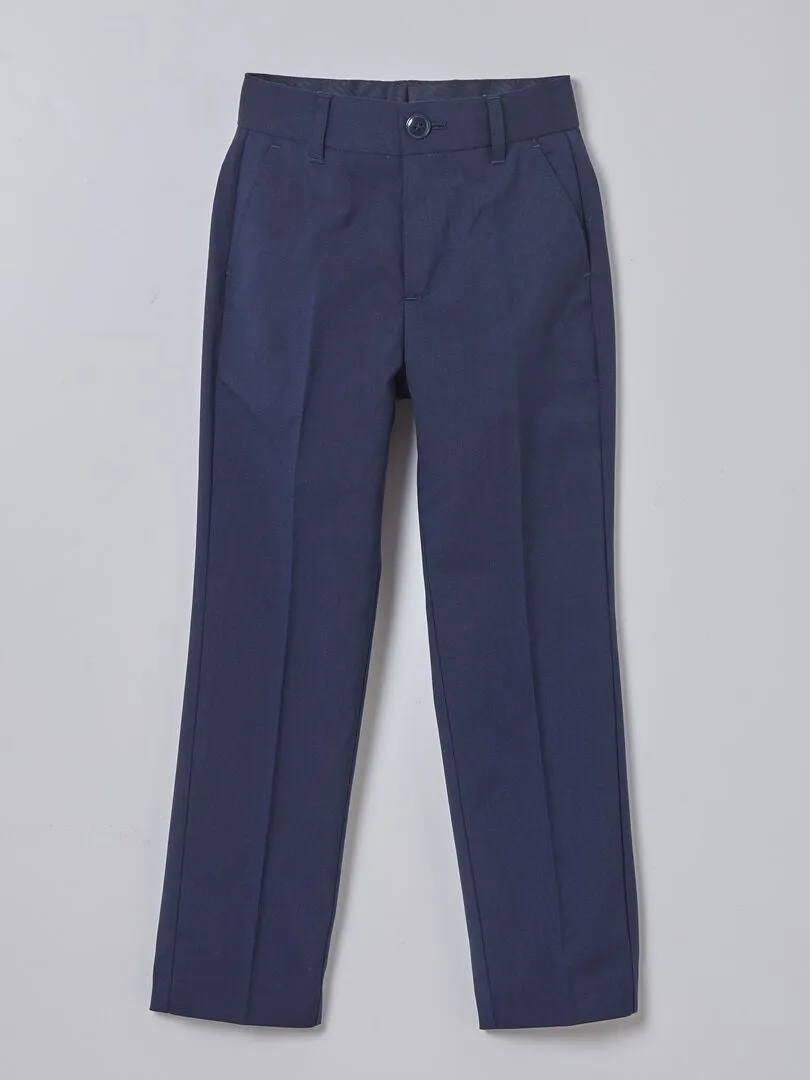 PANTALóN DE TRAJE 'SLIM'  MARINO
